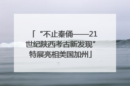 “不止秦俑——21世纪陕西考古新发现”特展亮相美国加州