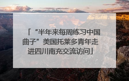 “半年来每周练习中国曲子”美国托莱多青年走进四川南充交流访问