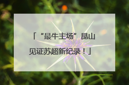 “最牛主场”昆山见证苏超新纪录！