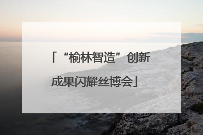 “榆林智造”创新成果闪耀丝博会