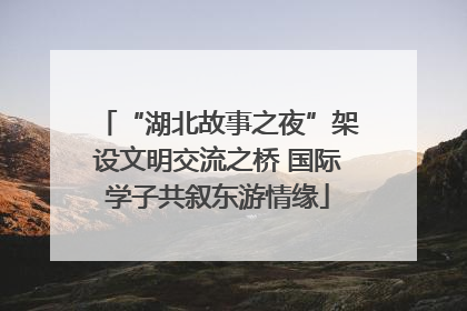 “湖北故事之夜”架设文明交流之桥 国际学子共叙东游情缘