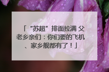 “苏超”排面拉满 父老乡亲们：你们要的飞机、家乡舰都有了！