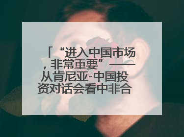 “进入中国市场，非常重要”——从肯尼亚-中国投资对话会看中非合作机遇