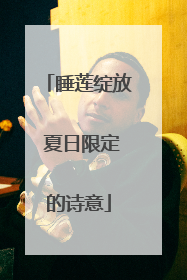 睡莲绽放 夏日限定的诗意