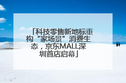 科技零售新地标重构“家场景”消费生态，京东MALL深圳首店启幕