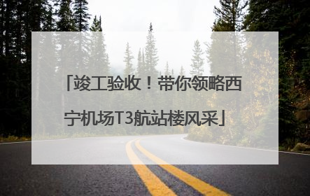 竣工验收！带你领略西宁机场T3航站楼风采
