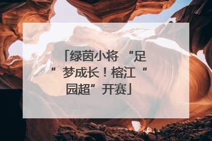 绿茵小将 “足”梦成长！榕江“园超”开赛