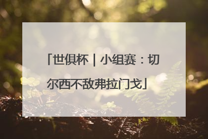 世俱杯｜小组赛：切尔西不敌弗拉门戈