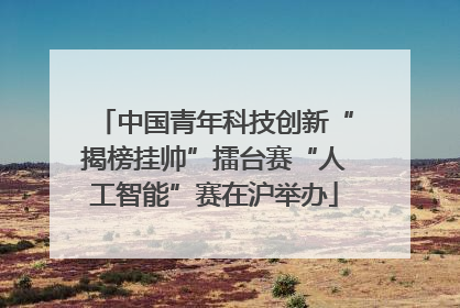 中国青年科技创新“揭榜挂帅”擂台赛“人工智能”赛在沪举办