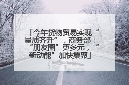 今年货物贸易实现“量质齐升”，商务部：“朋友圈”更多元，“新动能”加快集聚
