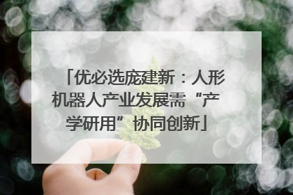 优必选庞建新：人形机器人产业发展需“产学研用”协同创新