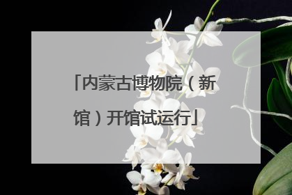 内蒙古博物院（新馆）开馆试运行