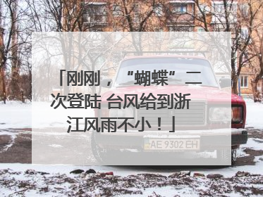 刚刚，“蝴蝶”二次登陆 台风给到浙江风雨不小！