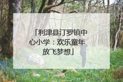 利津县汀罗镇中心小学：欢乐童年 放飞梦想