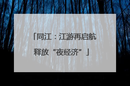 同江：江游再启航 释放“夜经济”