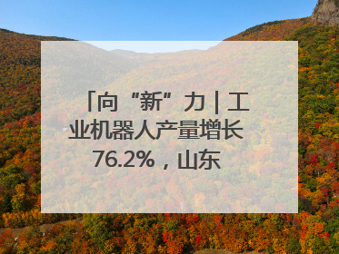 向“新”力｜工业机器人产量增长76.2%，山东因地制宜发展新质生产力