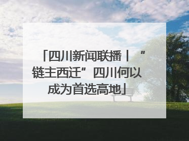 四川新闻联播丨“链主西迁”四川何以成为首选高地