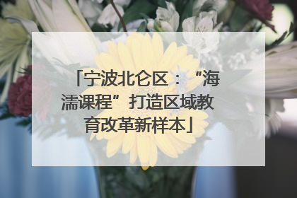 宁波北仑区：“海濡课程”打造区域教育改革新样本