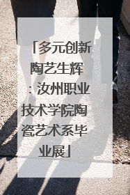 多元创新 陶艺生辉：汝州职业技术学院陶瓷艺术系毕业展