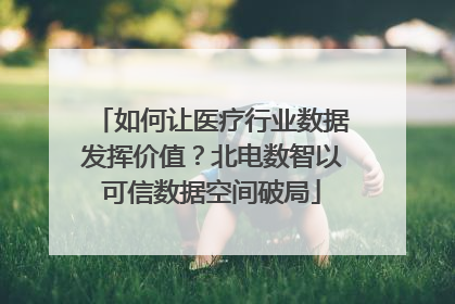 如何让医疗行业数据发挥价值？北电数智以可信数据空间破局