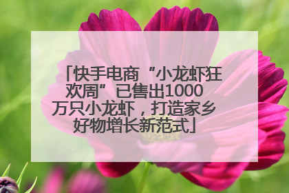 快手电商“小龙虾狂欢周”已售出1000万只小龙虾，打造家乡好物增长新范式