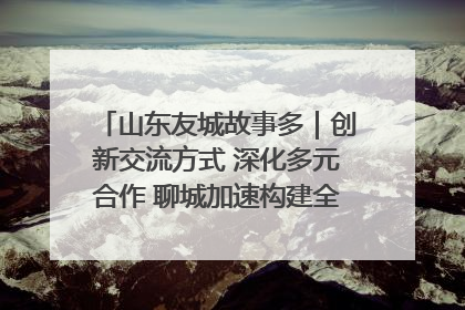 山东友城故事多｜创新交流方式 深化多元合作 聊城加速构建全球友城新格局