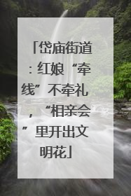 岱庙街道：红娘“牵线”不牵礼，“相亲会”里开出文明花