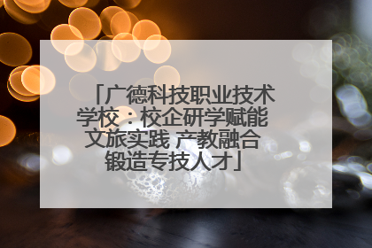 广德科技职业技术学校：校企研学赋能文旅实践 产教融合锻造专技人才