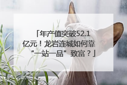 年产值突破52.1亿元！龙岩连城如何靠“一站一品”致富？