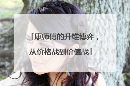 康师傅的升维博弈，从价格战到价值战