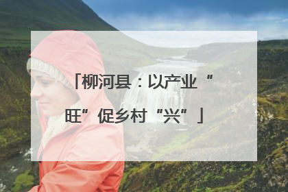 柳河县：以产业“旺”促乡村“兴”