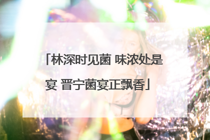 林深时见菌 味浓处是宴 晋宁菌宴正飘香