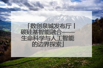 数创泉城发布厅丨碳硅基智能融合——生命科学与人工智能的边界探索