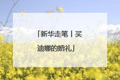 新华走笔丨买迪娜的婚礼