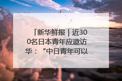 新华鲜报｜近300名日本青年应邀访华：“中日青年可以创造更好的未来”