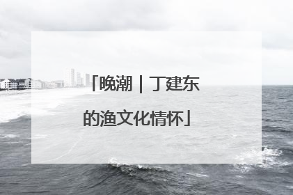 晚潮｜丁建东的渔文化情怀