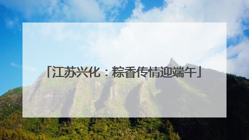 江苏兴化：粽香传情迎端午