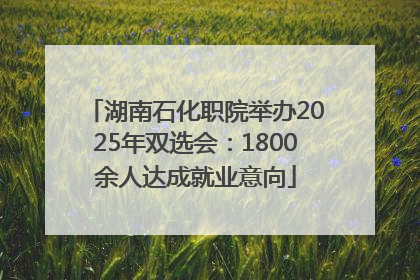 湖南石化职院举办2025年双选会:1800余人达成就业意向