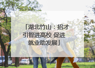 湖北竹山：招才引智进高校 促进就业助发展