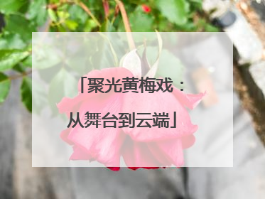 聚光黄梅戏：从舞台到云端