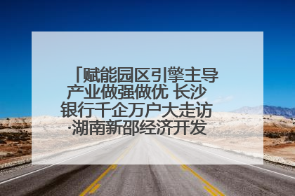 赋能园区引擎主导产业做强做优 长沙银行千企万户大走访·湖南新邵经济开发区专场活动举行