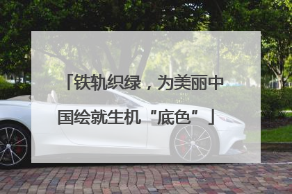 铁轨织绿，为美丽中国绘就生机“底色”