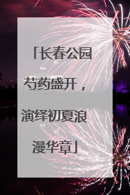 长春公园芍药盛开，演绎初夏浪漫华章