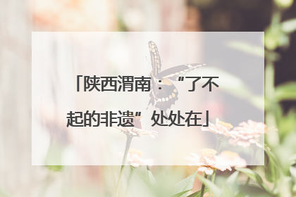 陕西渭南：“了不起的非遗”处处在