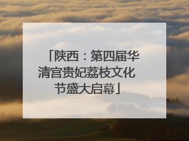 陕西：第四届华清宫贵妃荔枝文化节盛大启幕