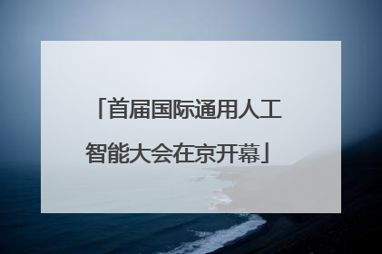 首届国际通用人工智能大会在京开幕