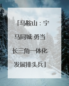 马鞍山：宁马同城 勇当长三角一体化发展排头兵