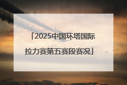 2025中国环塔国际拉力赛第五赛段赛况