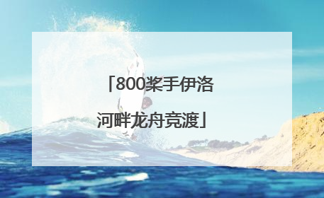 800桨手伊洛河畔龙舟竞渡